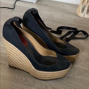 Christian Louboutin wedge size 37